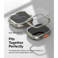 Ringke Bezel Styling + Protection d'écran Apple Watch Ultra - 49 mm - Knurling Titanium