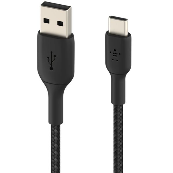 Belkin Boost↑Charge™﻿ Braided USB-C vers câble USB - 3 mètres -Noir