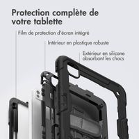 Accezz Coque arrière robuste avec bandoulière iPad Pro 11 (2024) M4 - Noir