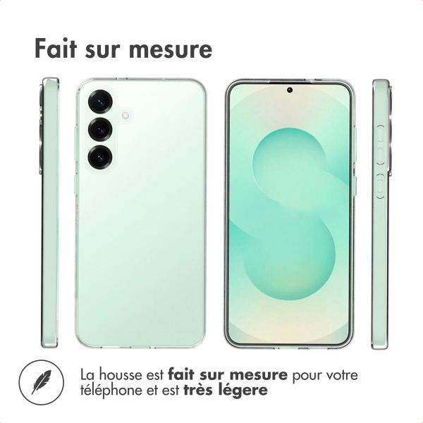 Accezz Coque Clear Samsung Galaxy S25 FE - Transparent