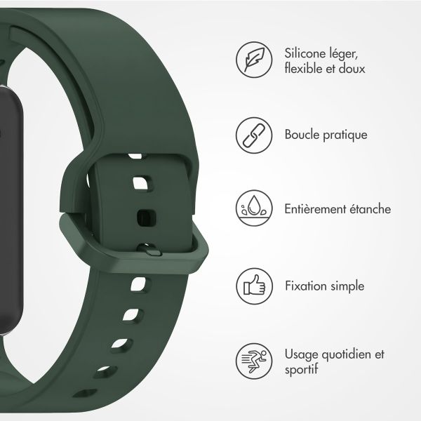 imoshion Bracelet en silicone Samsung Galaxy Fit 3 - Vert foncé