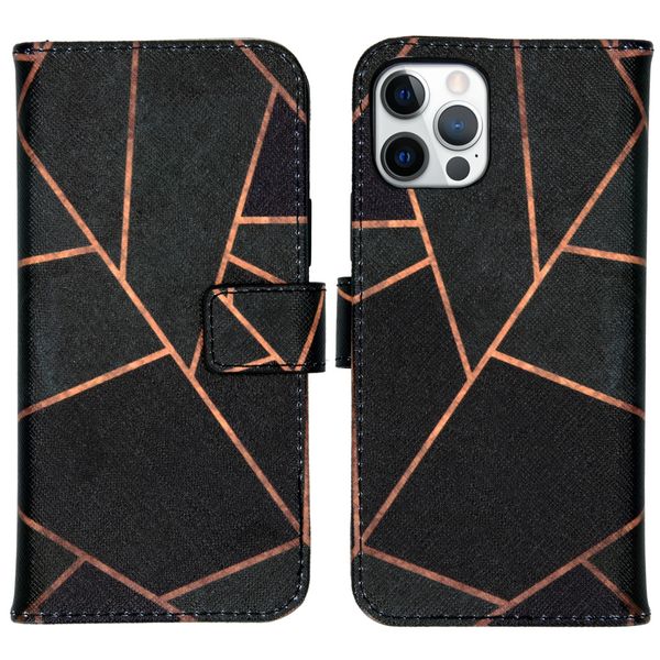 imoshion Coque silicone design iPhone 12 (Pro) - Black Graphic