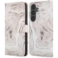 imoshion Étui de télephone portefeuille Design Samsung Galaxy S26 - Sandy Marble