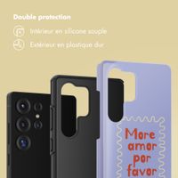 Selencia Coque arrière Vivid Samsung Galaxy S25 Ultra - More Amor