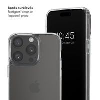 Selencia Coque arrière avec crochets amovibles Apple iPhone 15 Pro Max - Transparent