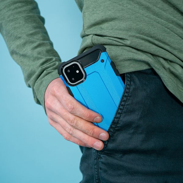 imoshion Coque Rugged Xtreme iPhone Xr - Bleu clair