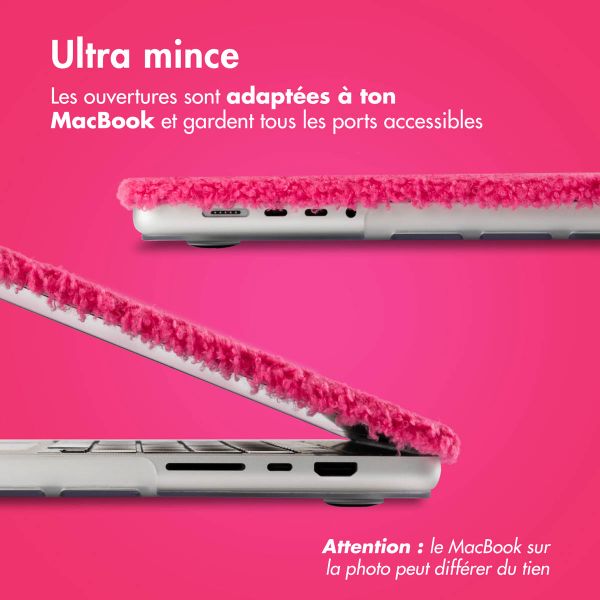 imoshion Teddy Hard Cover Apple MacBook Pro 14 pouces (2021 / 2023 M3 chip / 2024 M4 chip / 2025 M5 chip) - Hot Pink