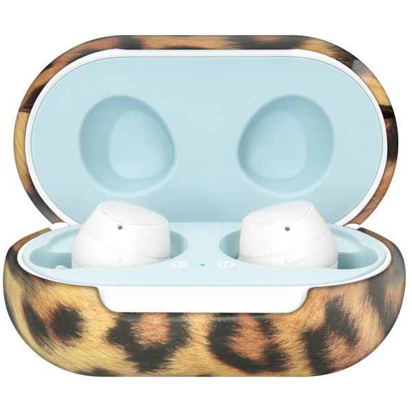 imoshion Coque hardcover Galaxy Buds Plus / Buds  - Leopard