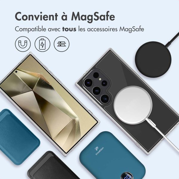 imoshion Coque arrière de protection avec MagSafe Samsung Galaxy S24 Ultra - Transparent