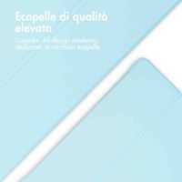 imoshion Coque tablette rigide Trifold Samsung Galaxy Tab S9 11.0 pouces - Bleu clair