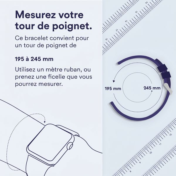 Apple Bracelet Sport Apple Watch | 44/45/46/49 mm - Taille XL - Midnight