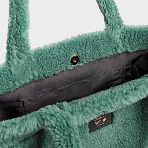 Wouf Teddy Tote Bag - Sac à bandoulière - Moss