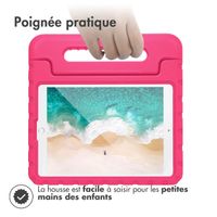 imoshion Coque kidsproof avec poignée Apple iPad 9 (2021) 10.2 pouces / iPad 8 (2020) 10.2 pouces / iPad 7 (2019) 10.2 pouces - Rose