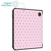 imoshion Étui de liseuse portefeuille design Pliable Kobo Libra Colour - Happy Dots