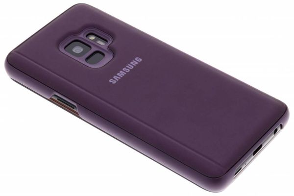 Samsung Original étui de téléphone portefeuille Clear View Galaxy S9