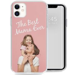 Concevez votre propre coque en gel Apple iPhone 11 - Transparent