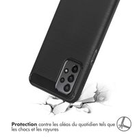 imoshion Coque Brushed Samsung Galaxy A23 (5G) - Noir