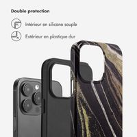 Selencia Coque arrière Vivid Tough iPhone 14 Pro Max - Chic Marble