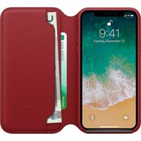 Apple Étui de téléphone Leather Folio iPhone X