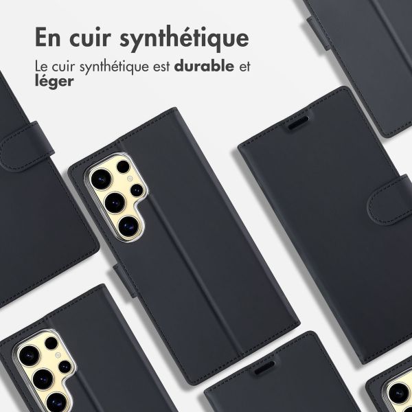 Accezz Étui de télephone Wallet Samsung Galaxy S25 Ultra - Noir