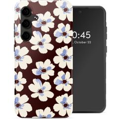 Selencia Coque arrière Vivid Samsung Galaxy S24 FE - Choco Flower Pop
