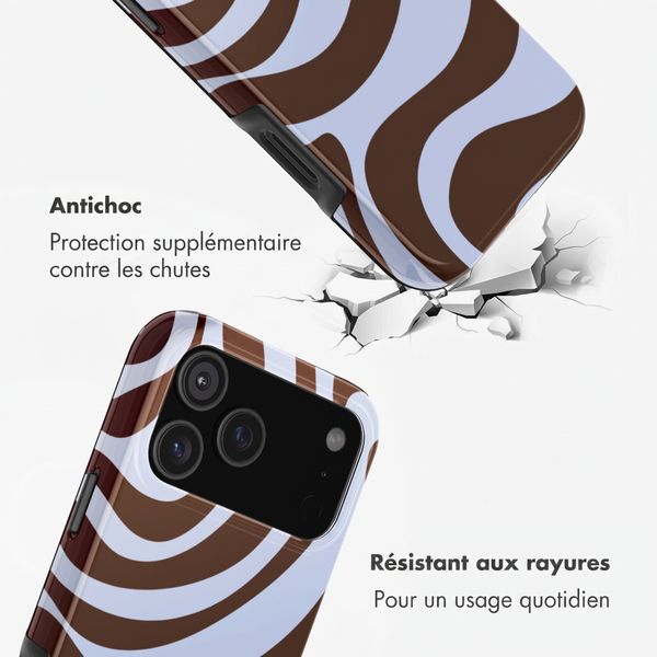 Selencia Coque arrière Vivid Apple iPhone 17 Pro Max - Dream Swirl Chocolate