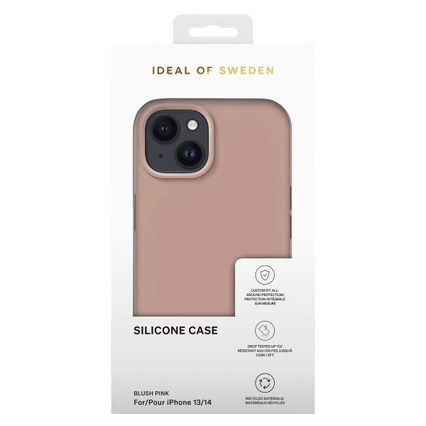 iDeal of Sweden Coque Silicone iPhone 14 - Blush Pink