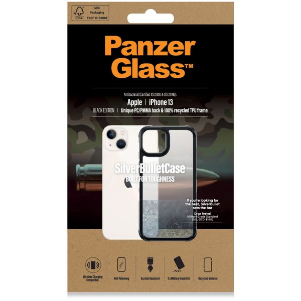 PanzerGlass SilverBullet ClearCase iPhone 13 - Noir