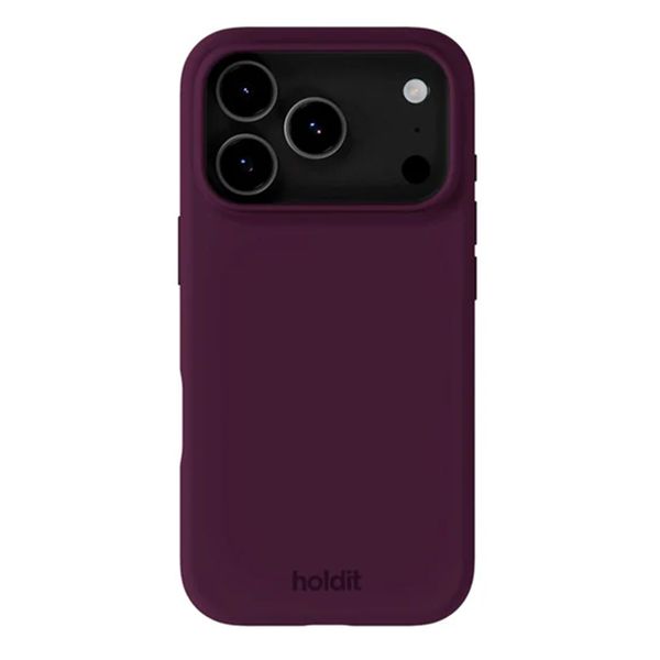 Holdit Coque Silicone Apple iPhone 17 Pro - Deep Plum
