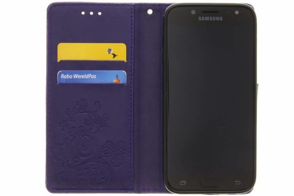 Etui de téléphone Fleurs de Trèfle Samsung Galaxy J5 (2017)