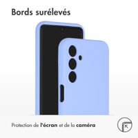 Accezz Coque Liquid Silicone Samsung Galaxy A25 (5G) - Violet