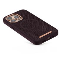 Njorð Collections Coque Salmon Leather MagSafe iPhone 13 Pro - Rust