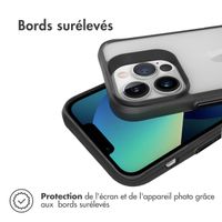 imoshion Coque Rugged Hybrid Apple iPhone 13 Pro Max - Noir / Transparent