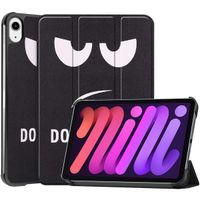 imoshion Coque tablette Design Trifold iPad Mini 7 (2024) / iPad Mini 6 (2021) - Don't touch