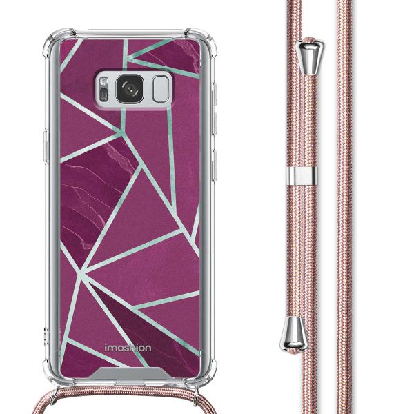 imoshion Coque Design avec cordon Samsung Galaxy S8 - Bordeaux Graphic