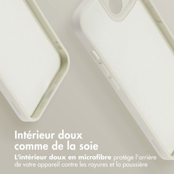 imoshion Coque Couleur avec MagSafe iPhone 13 - Beige