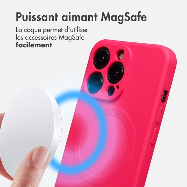 imoshion Coque Couleur avec MagSafe Apple iPhone 13 Pro - Neon Pink