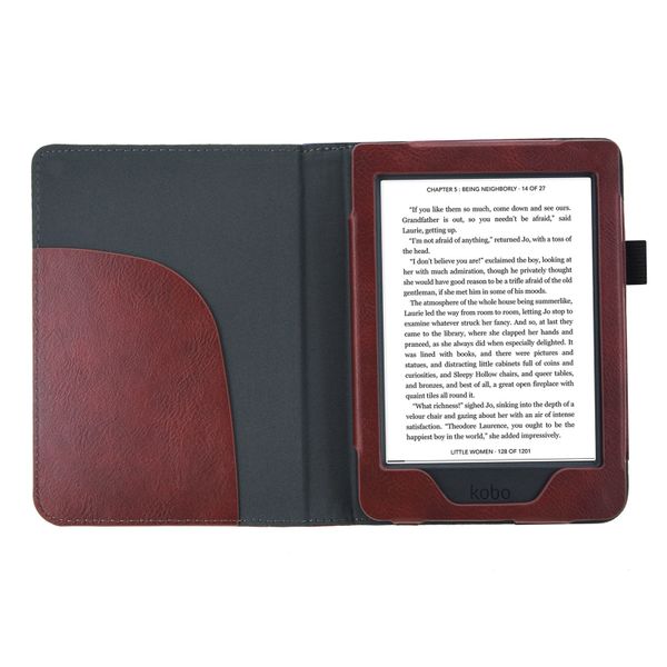 imoshion Etui portefeuille Luxe unie Kobo Nia - Rouge