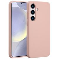 Accezz Coque Liquid Silicone avec MagSafe Samsung Galaxy S25 Plus - Rose