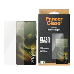 PanzerGlass Protection d'écran Ultra-Wide Fit Anti-bactérienne avec applicateur Motorola Edge 70