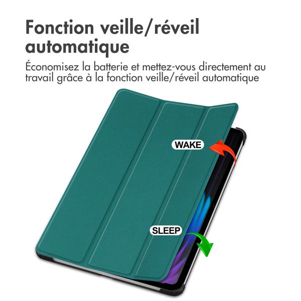 imoshion Coque tablette Trifold Xiaomi Pad 7 / 7 Pro - Vert foncé