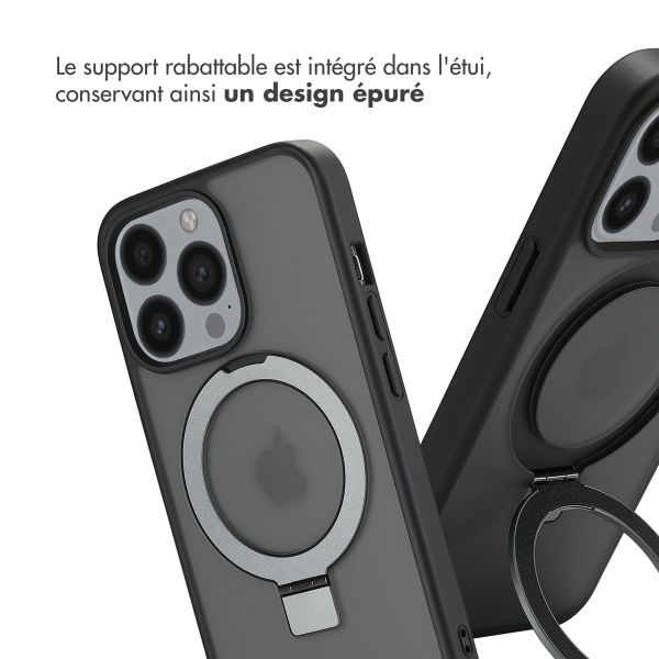 Accezz Coque Ring Stand avec MagSafe Apple iPhone 13 Pro - Noir