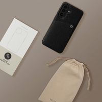 Selencia Coque Riva avec porte-cartes Samsung Galaxy A37 (5G) - Noir