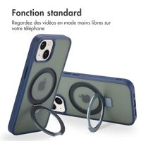 Accezz Coque Ring Stand avec MagSafe iPhone 14 - Blue