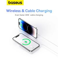 Baseus MagPro | Batterie externe 5.000 mAh - 20 watts - Blanc