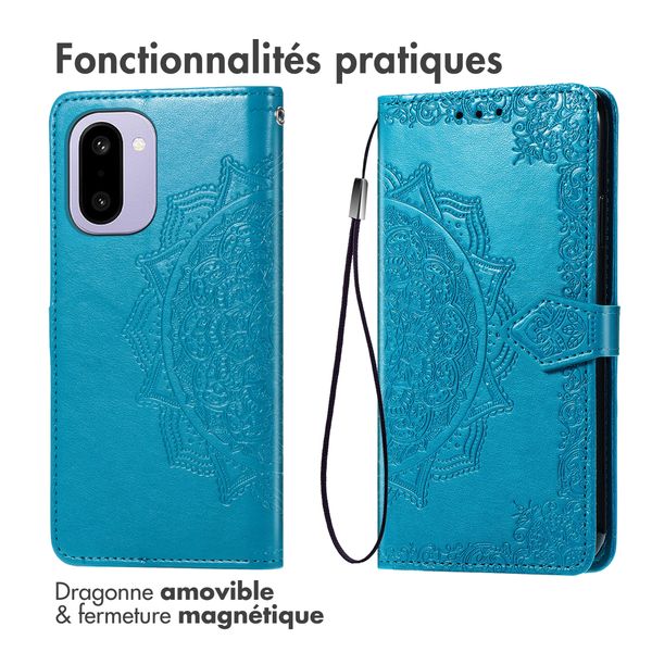 imoshion Etui de télephone Mandala OnePlus 15R - Turquoise