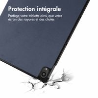 imoshion Coque tablette Trifold Lenovo Tab P11 / P11 Plus - Bleu foncé