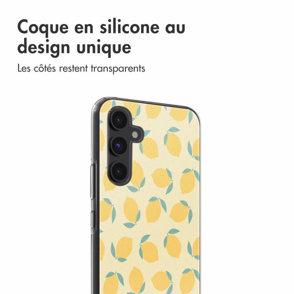 imoshion Coque design pour Samsung Galaxy A54 - Citrus Dream