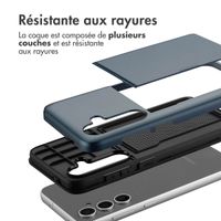 imoshion Coque arrière avec porte-cartes Samsung Galaxy S24 FE - Bleu foncé