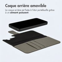 imoshion Étui portefeuille luxe 2-en-1 amovible Samsung Galaxy S25 - Vert
